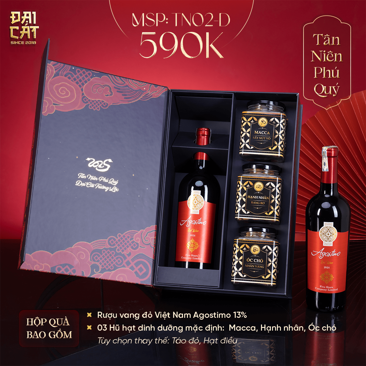 Set Quà Tân Niên Phú Quý 2 TN02-D